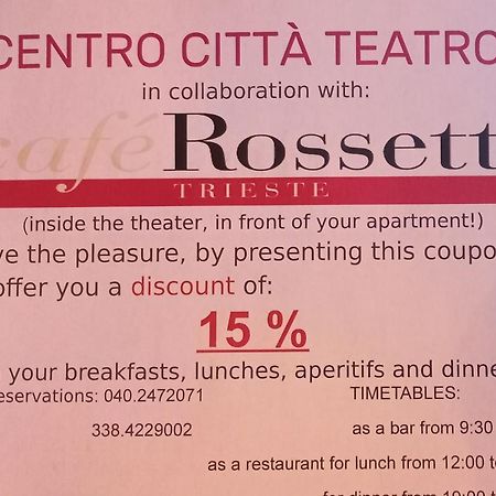 Hotel Centro Citta Teatro Triest Zewnętrze zdjęcie
